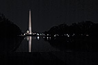 The Washington Monument at night